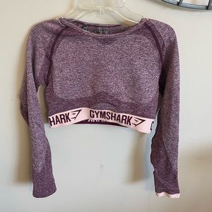 Gym Shark Long Sleeve Crop Top